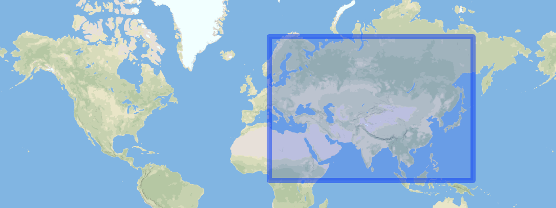 Bounding box covering Eastern Europe and the majority of Russia